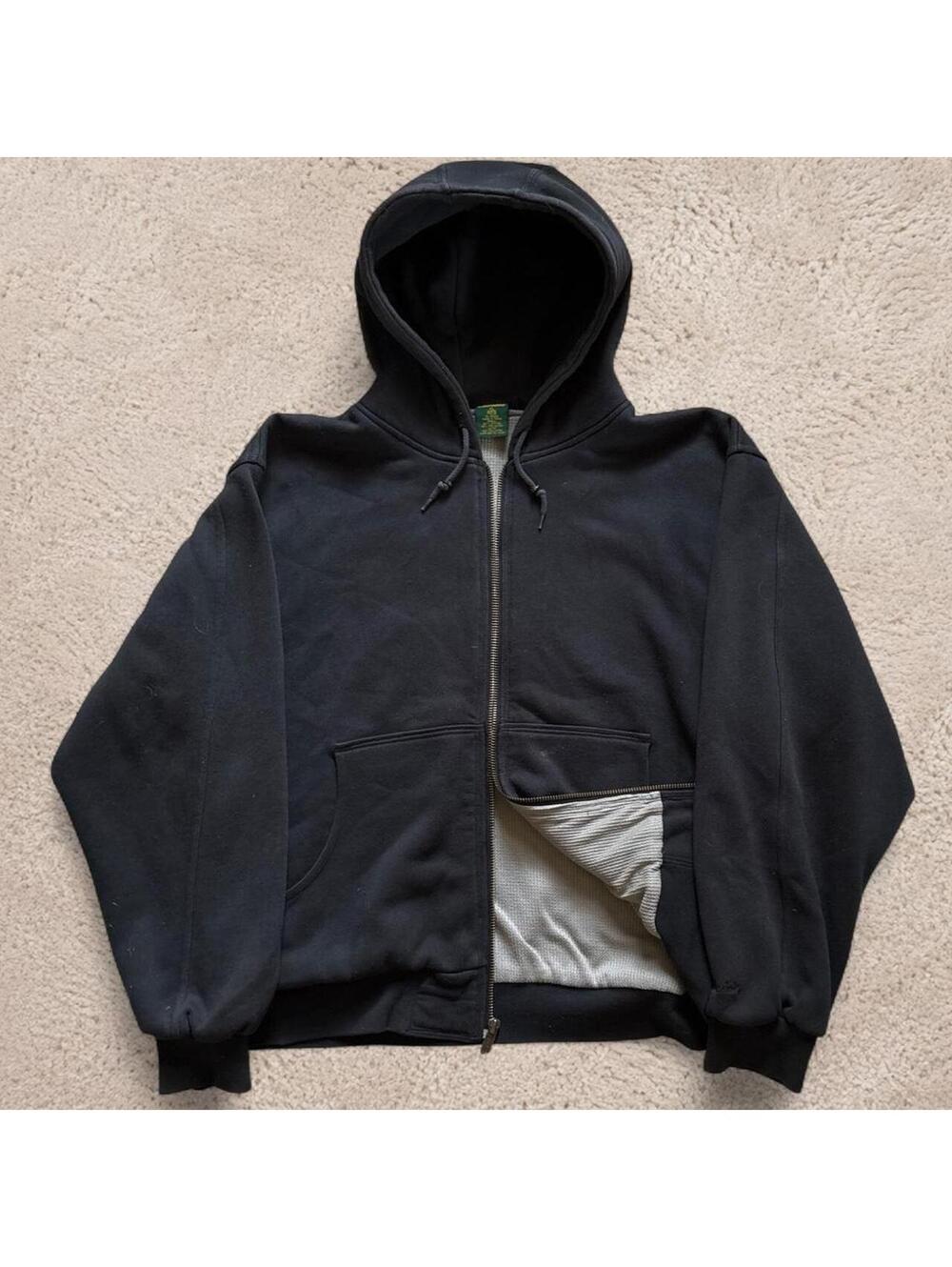 Cabela's Men's Black and Navy Hoody